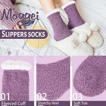 Warm Fluffy Fleece Socks for Women