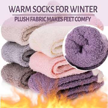 Warm Fluffy Fleece Socks for Women