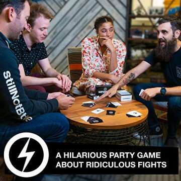 Superfight History Deck: 100 Historical Themed Cards for The Game of Absurd Arguments |Family Friendly Game of Super Powers & Super Problems, for Kids Teens Adults, 3 or More Players, Ages 8+