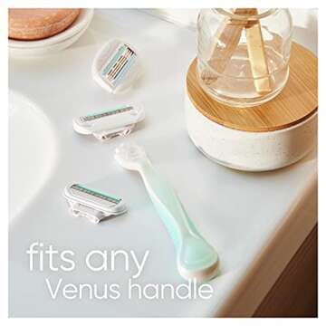 Gillette Venus Extra Smooth Sensitive Razors for Women with Sensitive Skin, 1 Venus Razor, 4 Razor Blade Refills, Protects Against Irritation