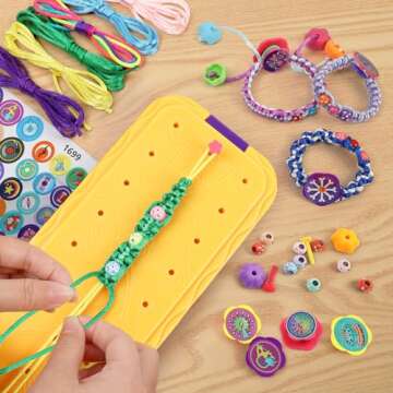 Friendship Bracelet Making Kit for Girls Age 8-12