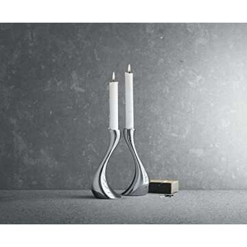 Georg Jensen Living Candle Holder Cobra Georg Jensen