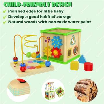 Montessori Activity Cubes for 1 Year Olds