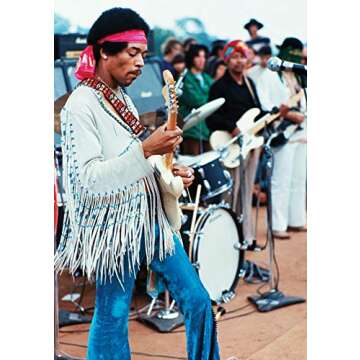 Jimi Hendrix Woodstock 24x36 inch rolled poster