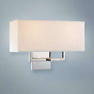 George Kovacs P472-077, 2 Light Wall Sconce, Chrome