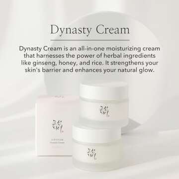 Beauty of Joseon Dynasty Cream Hydrating Face Moisturizer for Dry, Sensitive Skin, Korean Skincare for Men and Women 50ml, 1.69 fl.oz.