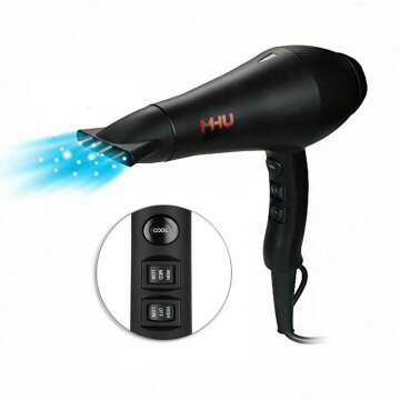 Low Noise Ionic Hair Dryer | 1875W Professional Ceramic