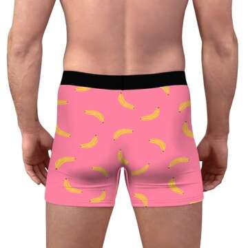 Ainuno Novelty Boxers Mens Funny Boxer Briefs Underwear Gag Gifts for Men No Fly