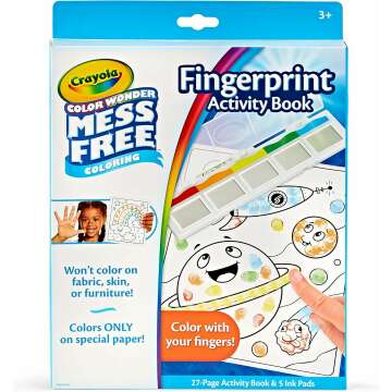 Mess-Free Fingerprint Painting for Kids aged 3+