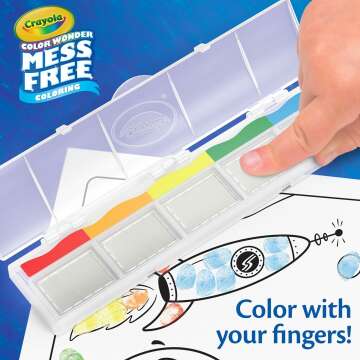 Mess-Free Fingerprint Painting for Kids aged 3+