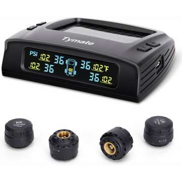 Tymate 2024 RV Tire Pressure Monitoring System - Solar Charged