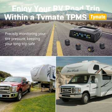 Tymate RV TPMS - Solar-Powered Tire Monitor System