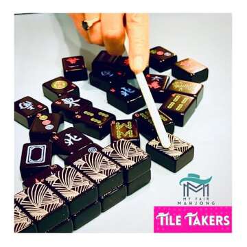 Mahjong Tile Takers | | Fun Fidget | Helps Concentration | Unique Mahjongg Gift or Prize | Game Night or Tournament | Novelty Mahj Accessory to Reach and Pull Tiles.