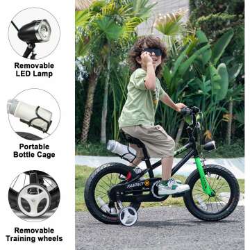 Fantasy Kids Bike for Ages 2-14 with Headlight