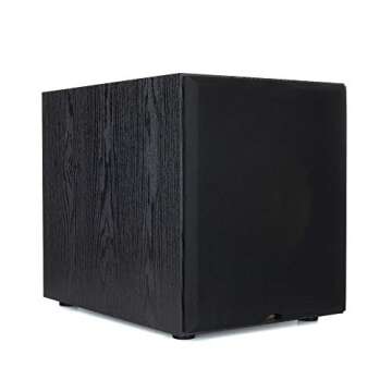 Klipsch Synergy Black Label Sub-120 12” Front-Firing Subwoofer with 200 Watts of continuous & 400 watts of Dynamic Power, and Digital Amplifier for Powerful Home Theater Bass in Black