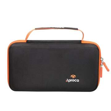 Aproca Black Portable Hard Storage Case, for JBL Wireless Two Microphone System and Accessories