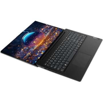 Lenovo New V15 Laptop · 32GB RAM · 1TB SSD · Intel Celeron N4500 Processor · Intel UHD Graphics · 15.6" FHD 1080p Anti-Glare Display · Ethernet RJ-45 · Windows 11 Pro · WOWPC Recovery USB