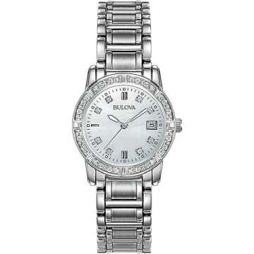 Elegant Bulova Diamond 3-Hand Ladies' Watch