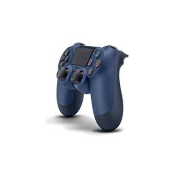 Sony DualShock 4 Wireless Controller - Midnight Blue - PlayStation 4 (Renewed)