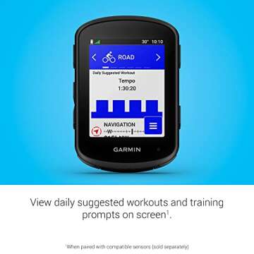 Garmin Edge 840, Compact GPS Cycling Computer with Touchscreen and Buttons, Targeted Adaptive Coaching, Advanced Navigation and More