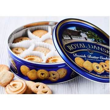 Royal Dansk Danish Cookie Selection, No Preservatives or Coloring Added, 12 Oz. (Pack of 1)