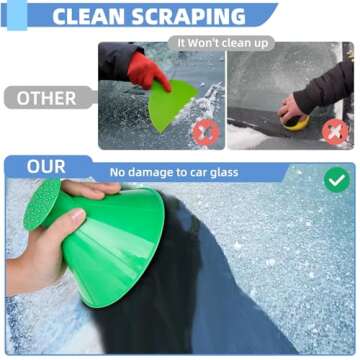 Magical Ice Scrapers for Car Windshield - 4 PCS