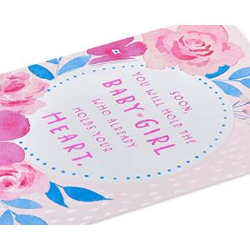 Baby Shower Card for Girl - Count Down the Days