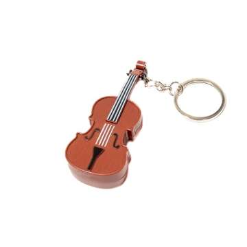 DR DINGUS World's Smallest Violin - Original Sad Music - Pocket-Sized Tiny Violin Keychain Symphony of Empathy - Plays a Touchingly Sad Song - Silly Gag Gift to Playfully Pluck Heartstrings