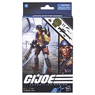 G.I. Joe Classified Series Tunnel Rat, Collectible G.I. Joe Action Figure, 83, 6 inch Action Figures for Boys & Girls, with 9 Accessories