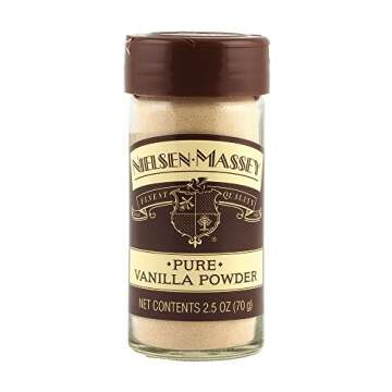 Nielsen-Massey Pure Vanilla Powder for Baking and Cooking, 2.5 Ounce Jar