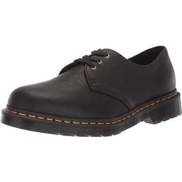 Dr. Martens unisex adult 1461 Oxford, Black Ambassador, 9 Women 8 Men US