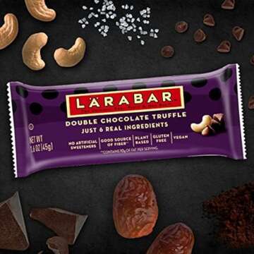 Larabar Chocolate Variety Pack, Gluten Free Vegan Fruit & Nut Bars, 18 ct