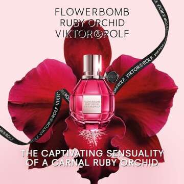 Viktor&Rolf - Flowerbomb Ruby Orchid Eau de Parfum - Women's Perfume - Floral & Fruity - With Notes of Vanilla & Peach - 1.7 Fl Oz