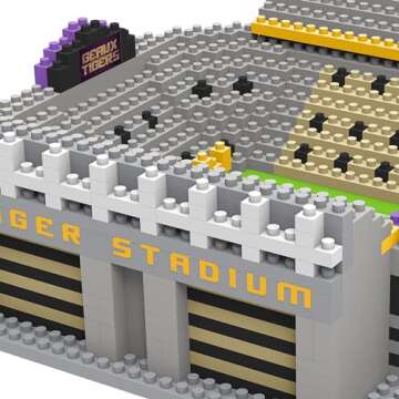 FOCO LSU Tigers NCAA Mini BRXLZ Stadium - Tiger Stadium