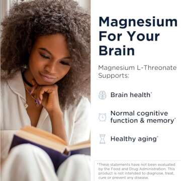 Designs for Health NeuroMag Magnesium L-Threonate - Chelated Magnesium Supplement from Magtein for Brain Health & Cognitive Function - Bioavailable Magnesium L Threonate (90 Vegan Capsules)