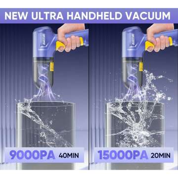 High Power Cordless Car Vacuum Cleaner - 15000PA