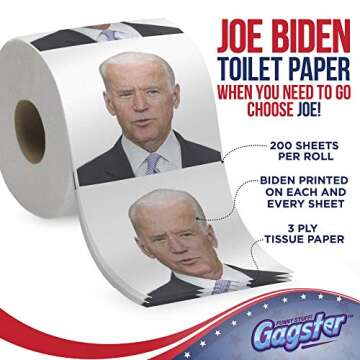 Funny Biden Political Toilet Paper Roll - Gagster