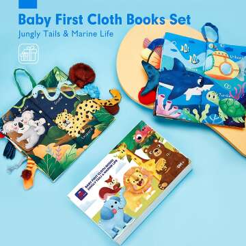 Baby Cloth Books Set