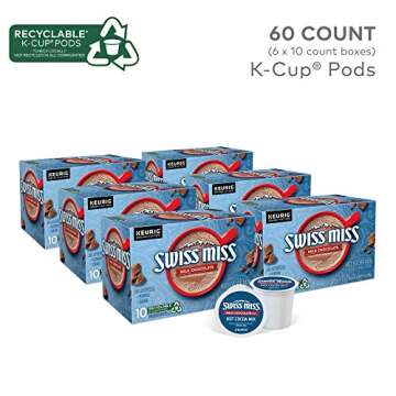 Delicious Swiss Miss Milk Chocolate Hot Cocoa K-Cups – 60 Count