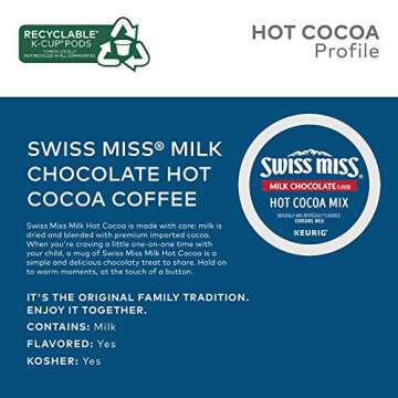 Swiss Miss Milk Chocolate Cocoa K-Cups - 60 Count