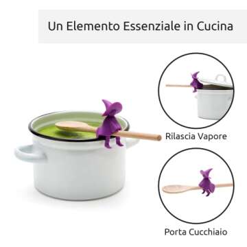 Funny Spoon Holder by OTOTO - Spoon Rest for Stove Top - Cooking Gadgets, Cooking Gifts, Cool Kitchen Gadgets, Cool Gifts, Cute Kitchen Accessories