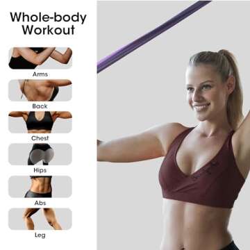 THAILE Resistance Bands, Mini Loop Bands Exercise Workout Bands for Women Elastic Bands for Whole Body Fitness Booty Leg Stretching Physical Therapy Strength Training (Purple)