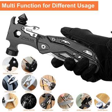 16-in-1 Multi Tool Hammer for Outdoor Use