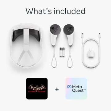 Meta Quest 3 512GB — The Most Powerful Quest — Ultimate Mixed Reality Experiences — Get Batman: Arkham Shadow and a 3-Month Trial of Meta Quest+ Included