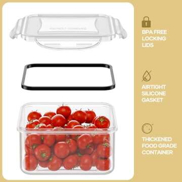 50-Piece Airtight Food Storage Containers Set