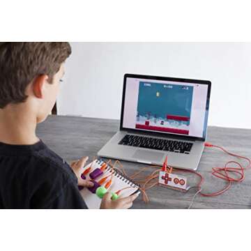 Makey Makey STEM Pack Classroom Invention Literacy Kit from JoyLabz - Hands-on Technology Learning Fun - Science Education - 1000s of Engineering and Computer Coding Activities - Ages 8 and Up