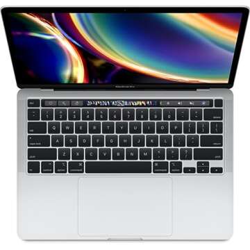 2020 Apple MacBook Pro with 2.0GHz Intel Core i5 (13-inch, 16GB RAM, 1TB SSD Storage) - Silver (Renewed)