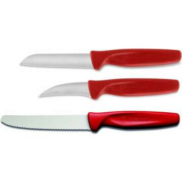 WUSTHOF Create 3-Piece Knife Set - Red