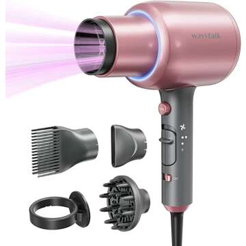 Wavytalk 1875W Ionic Hair Dryer for All Hair Types