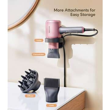 Wavytalk 1875W Ionic Hair Dryer for All Hair Types